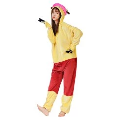NewCosplay New Arrivals Anime One Piece ·Chopper Pajama Adult Unisex Onesies Polyester Sleepwear Pyjamas Halloween Carnival Costume Cosplay Costume