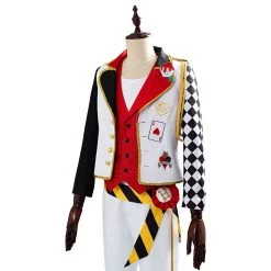 NewCosplay Twisted-Wonderland Alice In Wonderland Theme Ace Halloween Uniform Outfits Cosplay Costume