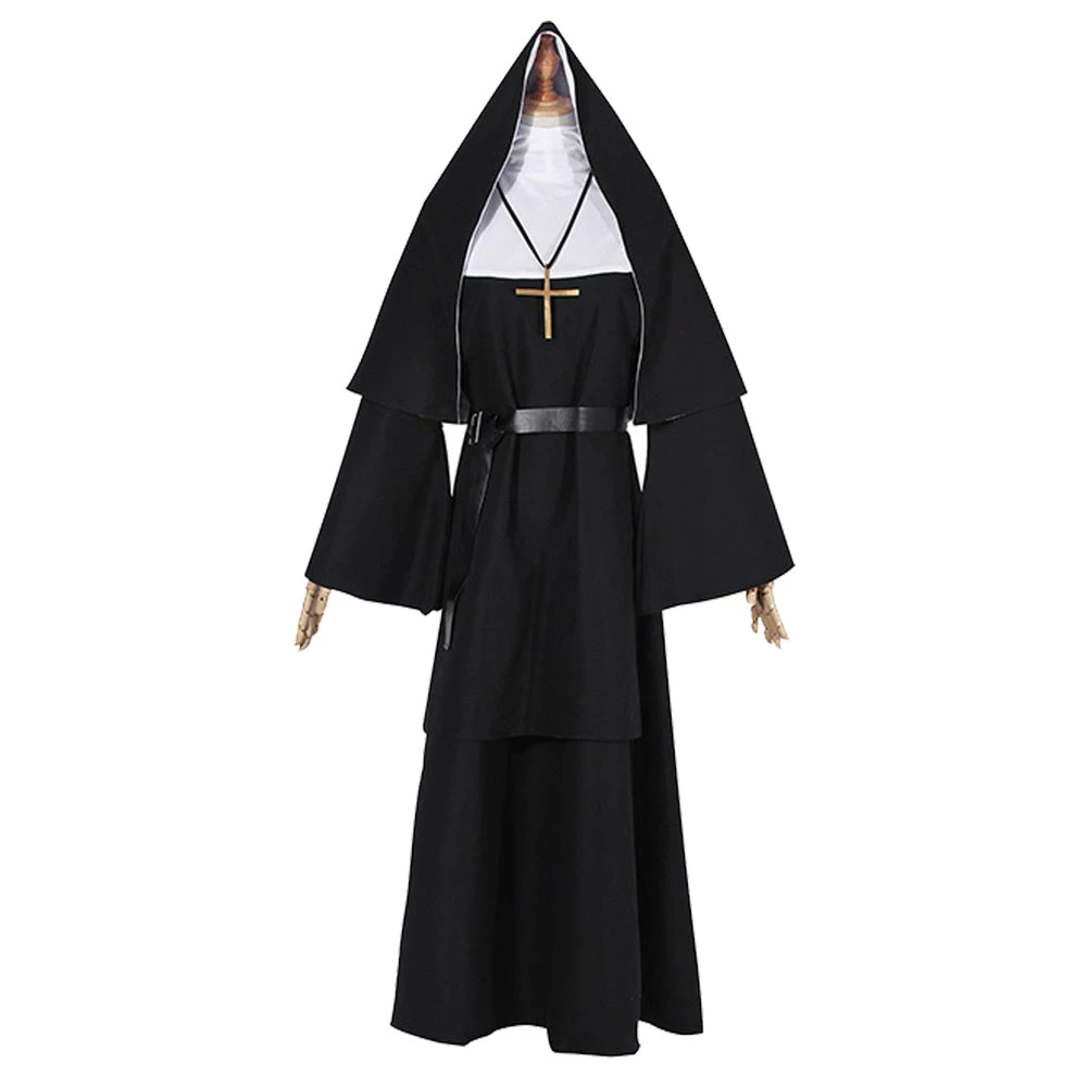 CosplaySky New Arrivals The Conjuring 2 The Nun Uniform Cosplay Costume 3 CosplaySky New Arrivals The Conjuring 2 The Nun Uniform Cosplay Costume