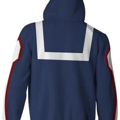 New Cosplaysky New Arrivals My Hero Academia Boku No Hero School Training Uniform Zip Up Hoodie Unisex