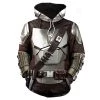 New Cosplaysky Unisex Star Wars The Mandalorian Pullover Hoodies Cosplay Casual Coat Streetwear New Arrivals