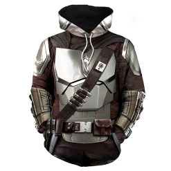 New Cosplaysky Unisex Star Wars The Mandalorian Pullover Hoodies Cosplay Casual Coat Streetwear New Arrivals