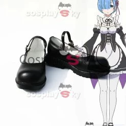 NewCosplay Re:Zero Life In A Different World Ram&Rem Cosplay Shoes New Arrivals 7 NewCosplay Re:Zero Life In A Different World Ram&Rem Cosplay Shoes New Arrivals