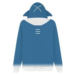 New Cosplaysky Unisex Hololive EN Vtuber Hoodies 3D Print Pullover Sweatshirt Outfit Gawr Gura Cosplay Casual Outerwear