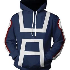 New Cosplaysky My Hero Academia Boku No Hero School Training Uniform Pullover Hoodie Unisex New Arrivals