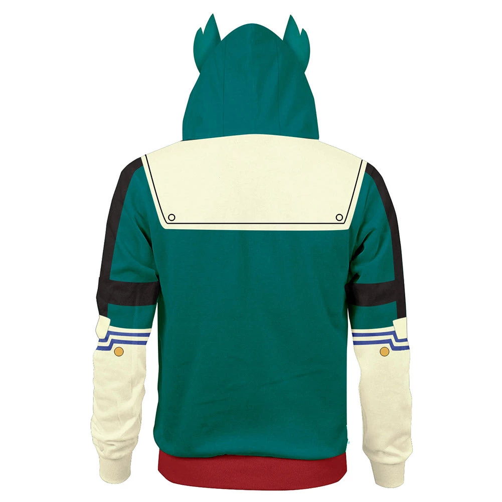 New Cosplaysky New Arrivals Unisex Midoriya Izuku Battle Suit Cosplay Hoodies My Hero Academia Zip Up 3D Print Jacket Sweatshirt 4 New Cosplaysky New Arrivals Unisex Midoriya Izuku Battle Suit Cosplay Hoodies My Hero Academia Zip Up 3D Print Jacket Sweatshirt