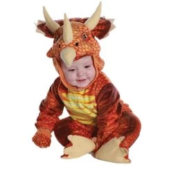 CosplaySky New Arrivals Kids Infant/Toddler Rust Triceratops Dinosaur T-Rex Cosplay Costume