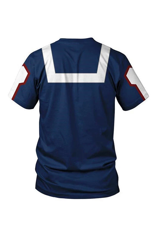 New Cosplaysky Boku No Hero Academia My Hero Academia T-shirt Izuku Midoriya School Training Shirt Blue New Arrivals 4 New Cosplaysky Boku No Hero Academia My Hero Academia T-shirt Izuku Midoriya School Training Shirt Blue New Arrivals
