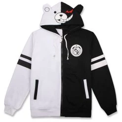 New Cosplaysky Unisex Danganronpa Monokuma Cosplay Hoodies Men Women Long Sleeve Sportswear Casual Sweatshirt