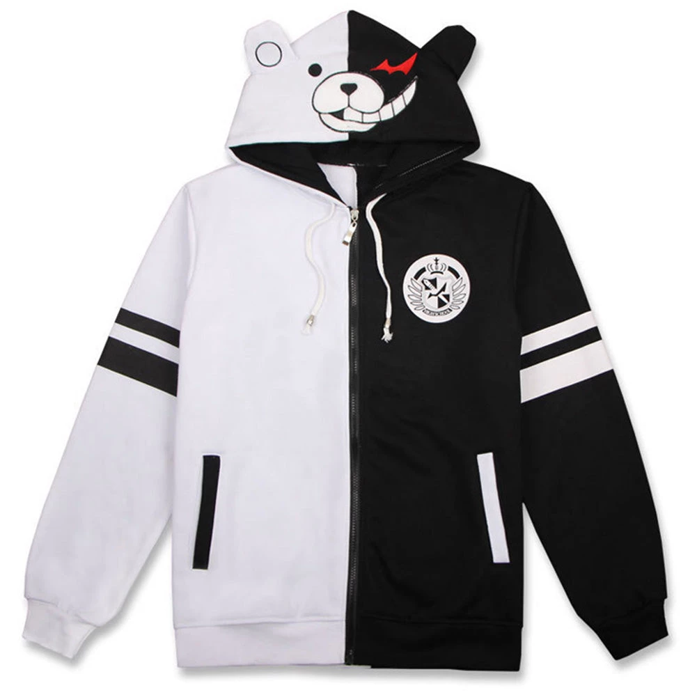 New Cosplaysky Unisex Danganronpa Monokuma Cosplay Hoodies Men Women Long Sleeve Sportswear Casual Sweatshirt 3 New Cosplaysky Unisex Danganronpa Monokuma Cosplay Hoodies Men Women Long Sleeve Sportswear Casual Sweatshirt