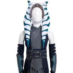 NewCosplay Star Wars Ahsoka Tano Kids Children Outfits Halloween Carnival Suit Cosplay Costume New Arrivals