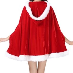 New Cosplaysky New Arrivals Christmas Red Little Red Hood Mrs Santa Cosplay Costume Adult