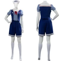NewCosplay Stranger Things 3 Scoops Ahoy Robin Cosplay Costume Adult