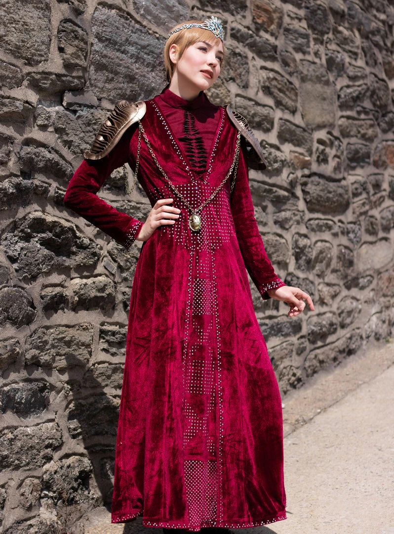 CosplaySky Game Of Thrones Season 8 Cersei Lannister Cosplay Costume 14 CosplaySky Game Of Thrones Season 8 Cersei Lannister Cosplay Costume