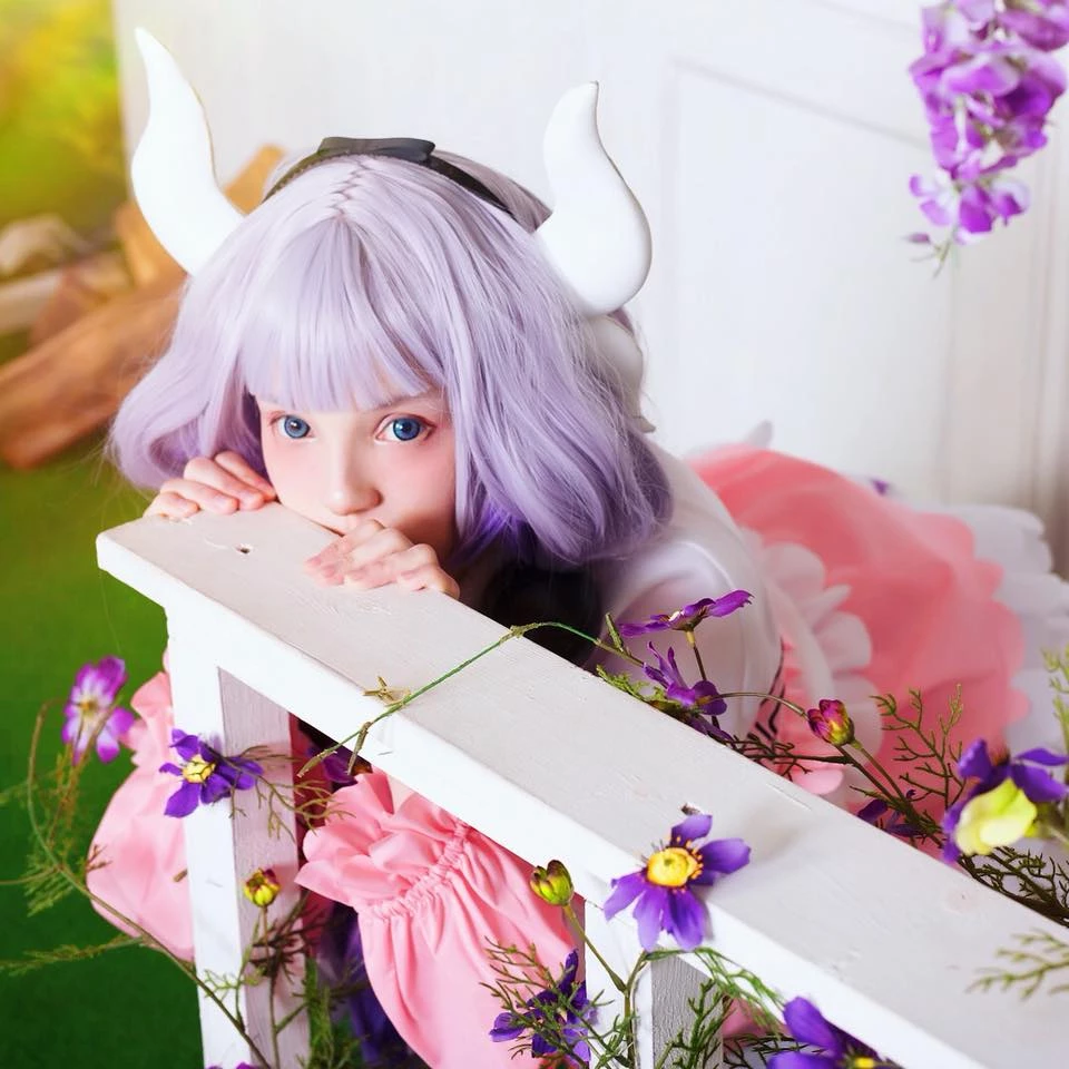 NewCosplay Miss Kobayashi-san Dragon Maid Kanna Kamui Dress Cosplay Costume 13 NewCosplay Miss Kobayashi-san Dragon Maid Kanna Kamui Dress Cosplay Costume