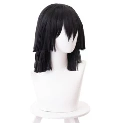 New Cosplaysky New Arrivals Demon Slayer Iguro Obanai Cosplay Wig