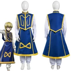 NewCosplay Hunter X Hunter Kurapika Kids Pants Cape Outfits Halloween Carnival Suit Cosplay Costume New Arrivals