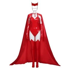 NewCosplay New Arrivals WandaVision2020- Sexy Scarlet Witch Wanda Maximoff Women Outfit Halloween Carnival Costume Cosplay Costume
