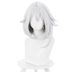 NewCosplay Genshin Impact Paimon Heat Resistant Synthetic Hair Carnival Halloween Party Props Cosplay Wig New Arrivals