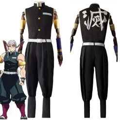NewCosplay Anime Demon Slayer Tengen Uzui Outfits Halloween Carnival Suit Cosplay Costume