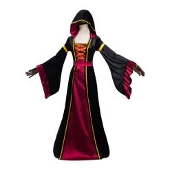 NewCosplay Vampire Witch Long Dress Medieval Middle Ages Party Performance Dresses Halloween Carnival Suit Cosplay Costume New Arrivals
