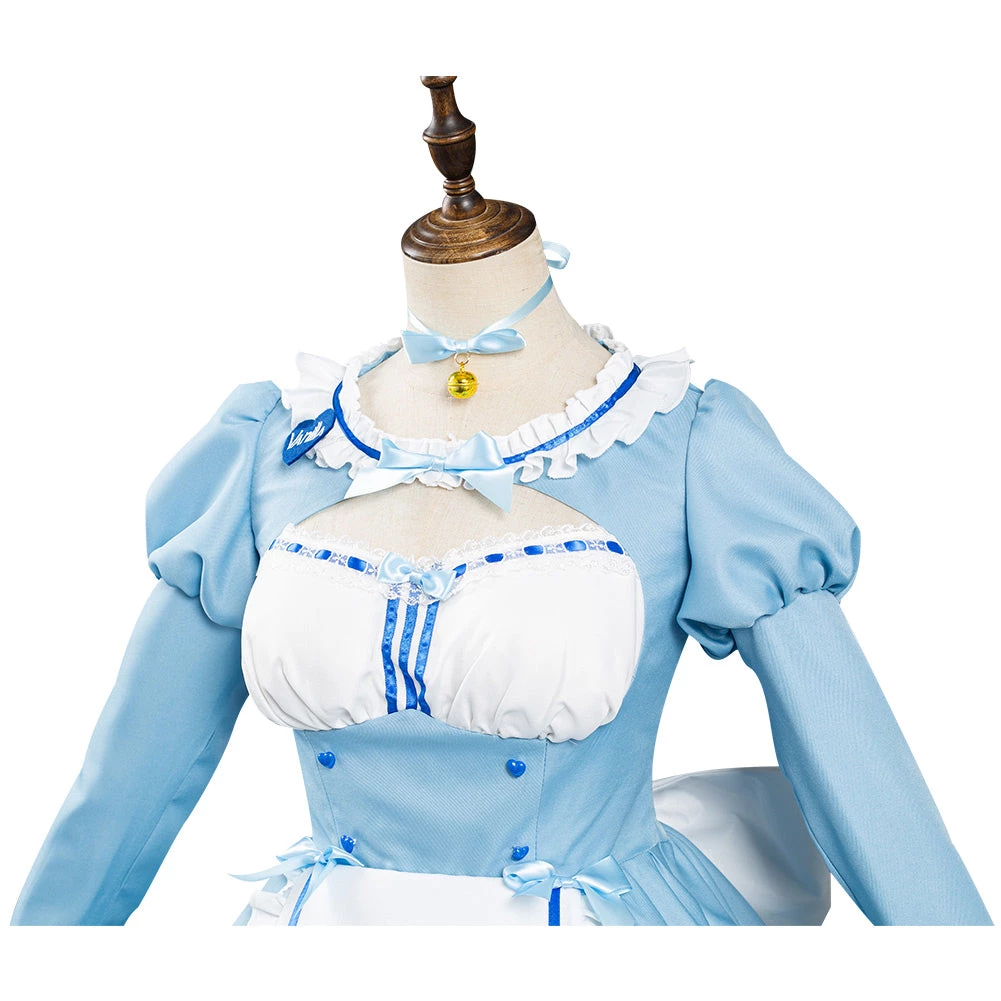 NewCosplay Nekopara Chocola/Vanilla Maid Dress Outfit Halloween Carnival Suit Cosplay Costume 8 NewCosplay Nekopara Chocola/Vanilla Maid Dress Outfit Halloween Carnival Suit Cosplay Costume