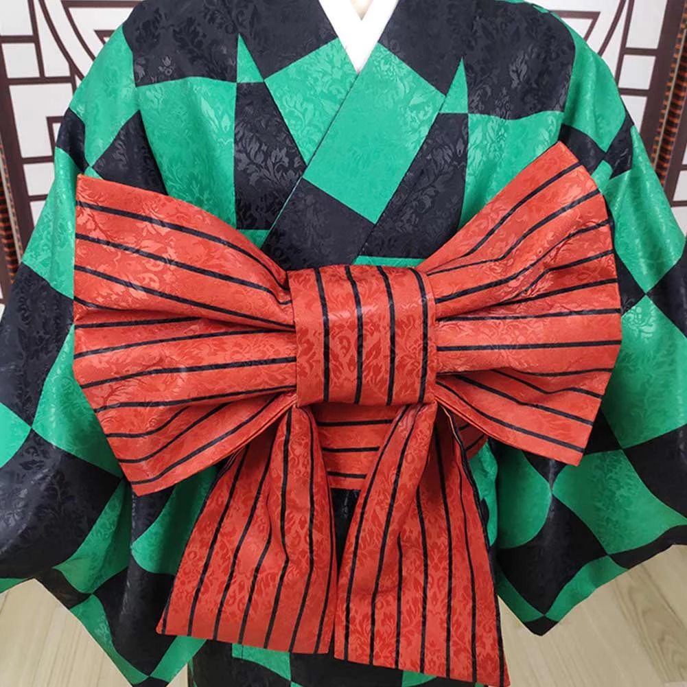 NewCosplay New Arrivals Demon Slayer Kamado Tanjirou Kids Kimono Outfits Halloween Carnival Costume Cosplay Costume 6 NewCosplay New Arrivals Demon Slayer Kamado Tanjirou Kids Kimono Outfits Halloween Carnival Costume Cosplay Costume