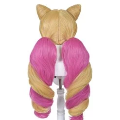 NewCosplay League Of Legends LoL Gwen Heat Resistant Synthetic Hair Carnival Halloween Party Props Cosplay Wig