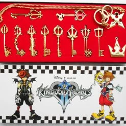 NewCosplay Kingdom Hearts Metal Necklace Keychain Box Collection Cosplay Accessorie New Arrivals