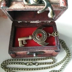 NewCosplay The Legend Of Zelda Boss Key Necklace Pendant Cosplay Accessories