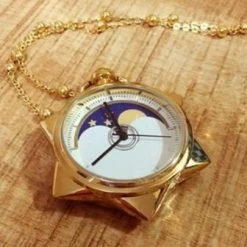 NewCosplay Sailor Moon Sweater Chain Crystal Pocket Watch Cosplay Accessories