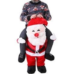 NewCosplay Christmas Santa Claus Pants Magic Artificial Leg Pant Cosplay Costume