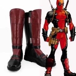NewCosplay Marvel Deadpool Wade Wilson Cosplay Shoes New Arrivals