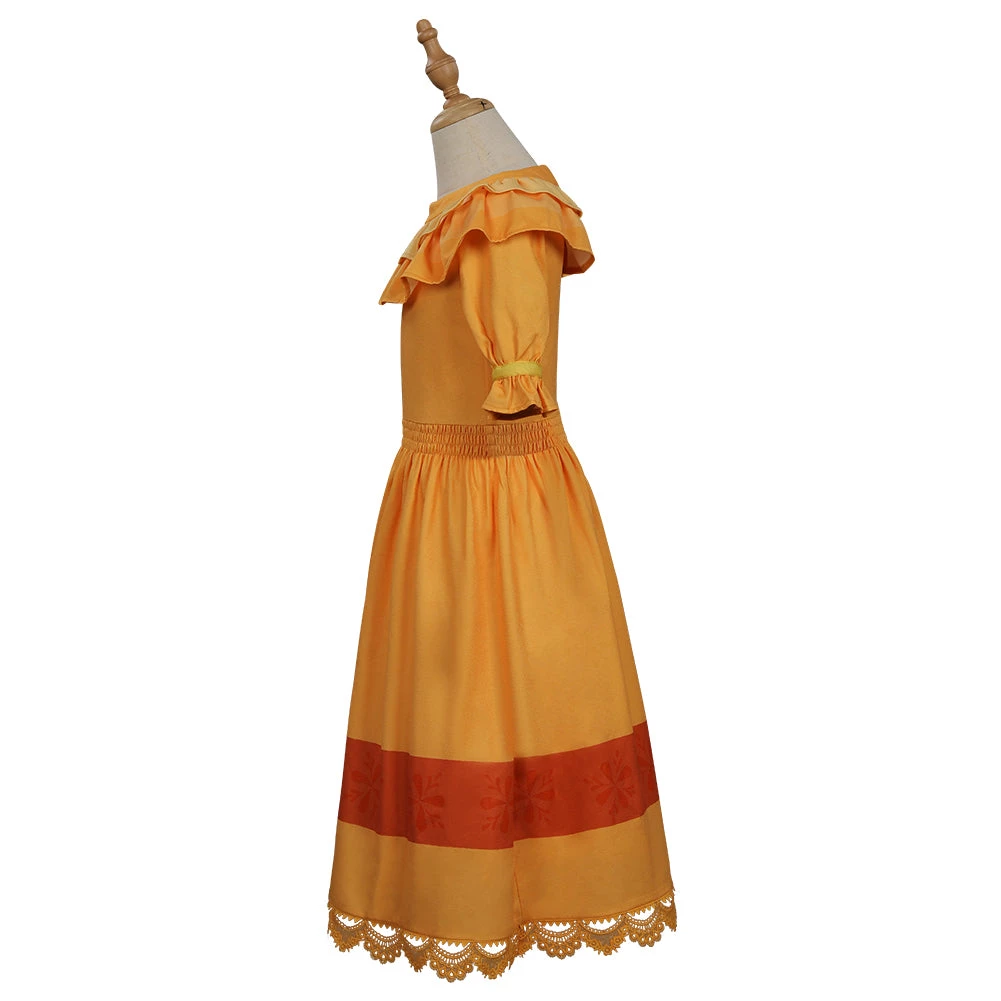 NewCosplay Encanto PEPA Dress Outfits Halloween Carnival Suit Cosplay Costume For Kids Children 8 NewCosplay Encanto PEPA Dress Outfits Halloween Carnival Suit Cosplay Costume For Kids Children