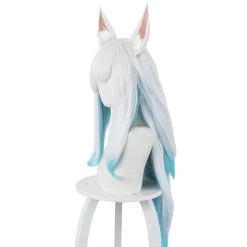 NewCosplay LOL Ahri The Nine-Tailed Fox Cosplay Wig With Ears New Arrivals