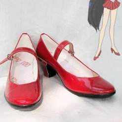 NewCosplay Sailor Moon Hino Rei Cosplay Shoes New Arrivals