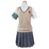 NewCosplay Anime A Certain Scientific Railgun Misaka Mikoto/Shirai Kuroko School Uniform Top Skirt Outfit Halloween Carnival Costume Cosplay Costume New Arrivals