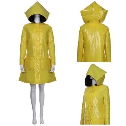 NewCosplay Little Nightmares 2 Six Coat Only Outfit Halloween Carnival Cosplay Costume