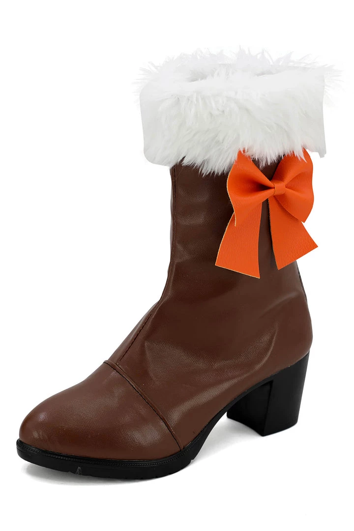 NewCosplay Love Live! School Idol Project Season 2 Snow-Halation Nico Yazawa Boots Cosplay Shoes 4 NewCosplay Love Live! School Idol Project Season 2 Snow-Halation Nico Yazawa Boots Cosplay Shoes