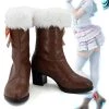 NewCosplay Love Live! School Idol Project Season 2 Snow-Halation Nico Yazawa Boots Cosplay Shoes