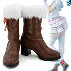 NewCosplay Love Live! School Idol Project Season 2 Snow-Halation Nico Yazawa Boots Cosplay Shoes