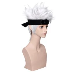 NewCosplay Naruto Hatake Kakashi Headband Heat Resistant Synthetic Hair Carnival Halloween Party Props Cosplay Wigs New Arrivals