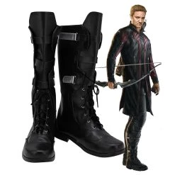 NewCosplay Hawkeye Boots Halloween Costumes Accessory Custom Made Cosplay Shoes