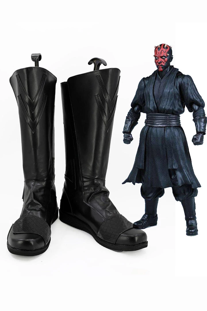 NewCosplay Star Wars Sith Darth Maul Boots Cosplay Shoes 5 NewCosplay Star Wars Sith Darth Maul Boots Cosplay Shoes