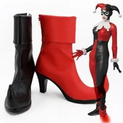 NewCosplay DC Comics Suicide Squad Harley Quinn Boots Cosplay Shoes New Arrivals