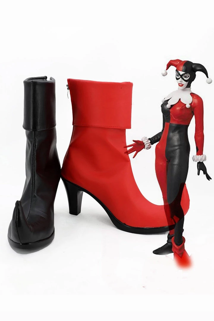 NewCosplay DC Comics Suicide Squad Harley Quinn Boots Cosplay Shoes New Arrivals 3 NewCosplay DC Comics Suicide Squad Harley Quinn Boots Cosplay Shoes New Arrivals