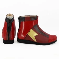NewCosplay Justice League 2017 Movie Barry Allen Flash Boots Cosplay Shoes 8 NewCosplay Justice League 2017 Movie Barry Allen Flash Boots Cosplay Shoes