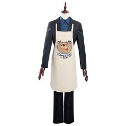 NewCosplay The Way Of The Household Husband Tatsu Shirt Pants Apron Outfits Halloween Carnival Suit Cosplay Costume