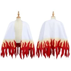 NewCosplay New Arrivals Demon Slayer: Kimetsu No Yaiba Rengoku Kyoujurou Kids Cloak Coat Halloween Carnival Suit Cosplay Costume