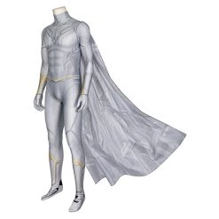 NewCosplay Wanda White Vision Jumpsuit Outfits Halloween Carnival Suit Cosplay Costume